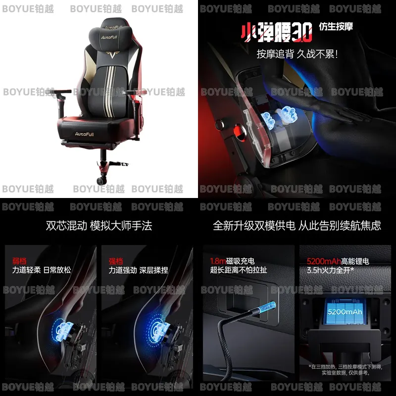 Ergonomische gamingstoel met 8 - Massage recensie en prijs