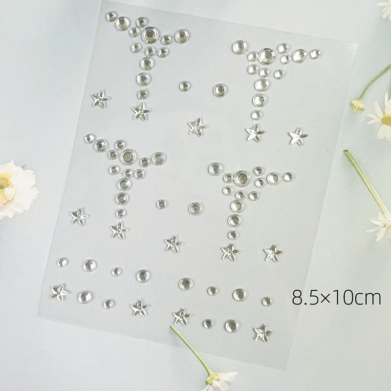 Nieuwe zelfklevende diamant st - Nail Art recensie en prijs