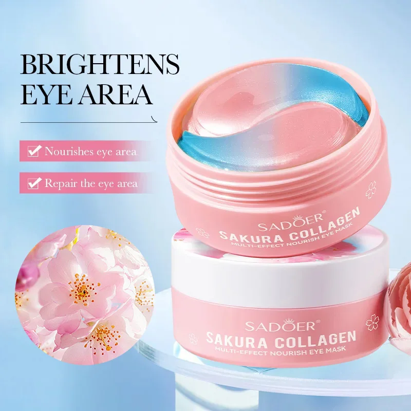 60pcs Sakura Collageen Oogmask - Collagen Under Eye Patches recensie en prijs
