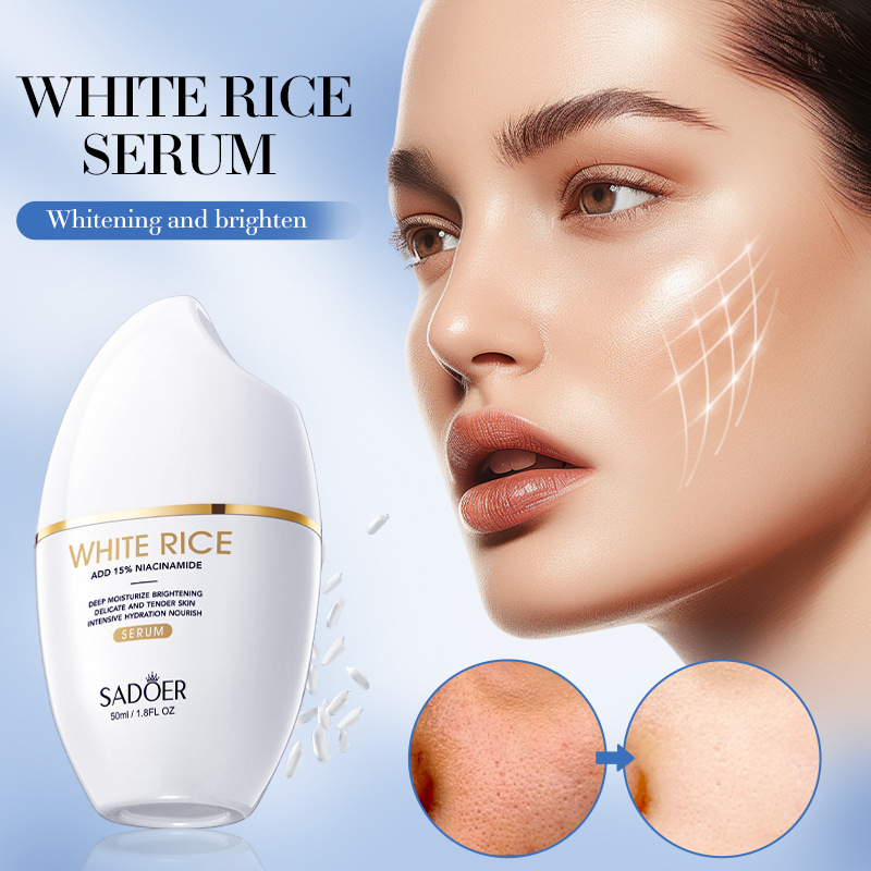 Witte Rijst Gezichtsserum Verk - Niacinamide Pore Shrinking Essence recensie en prijs