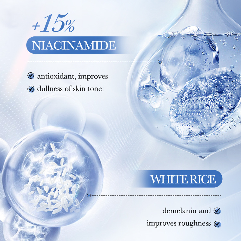 Witte Rijst Gezichtsserum Verk - Niacinamide Pore Shrinking Essence recensie en prijs