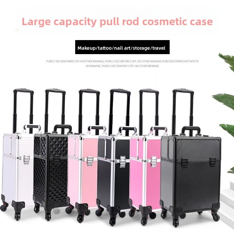 Rollende cosmetische bagageorg - Nail Art recensie en prijs