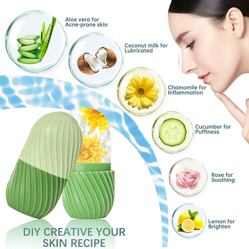 【1 stuks siliconen ijsroller v - Face Ice Roller Puffiness recensie en prijs